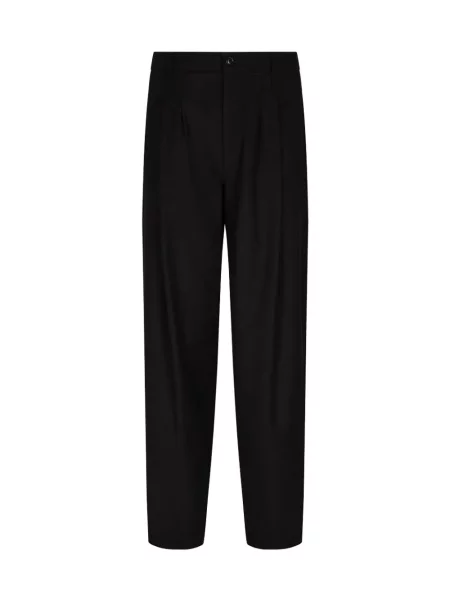 Pantaloni Giorgio Armani plisate negru