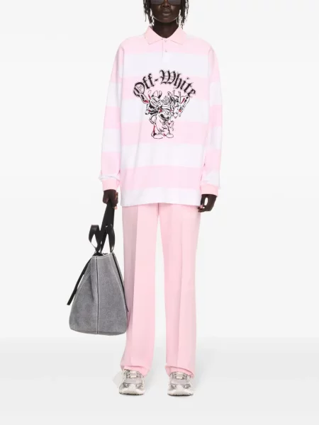 Ilgas polo marškinėliai Off-white