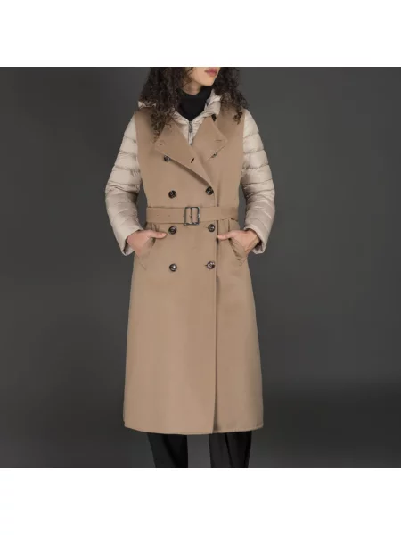 Kamizelka Moorer wełniana brązowa