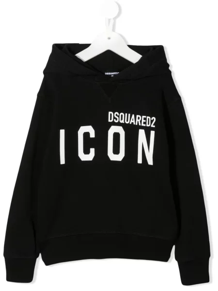 Bluza z kapturem dziecięca Dsquared2 czarna