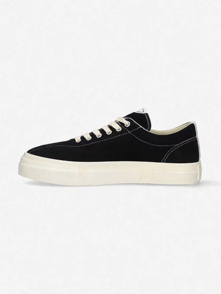 Замшеві кросівки Stepney Workers Club Dellow Suede чорний