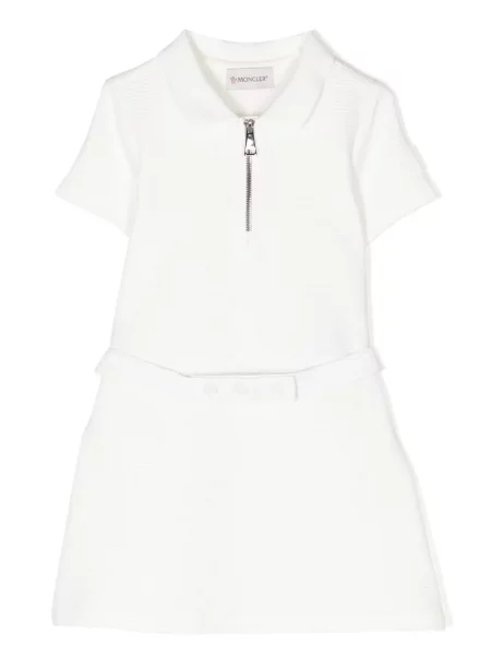 Sukienka dziecięca Moncler Enfant biała