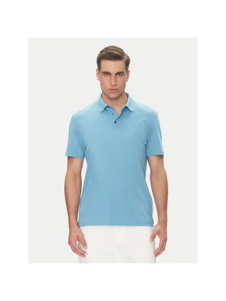 Calvin Klein Pólóing Supima Regular Fit kék