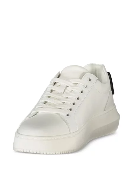 Bőr sneaker Calvin Klein fehér