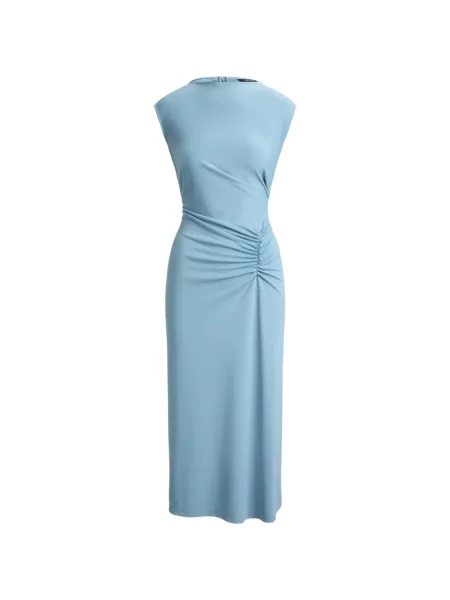 Rochie midi Lauren Ralph Lauren albastru