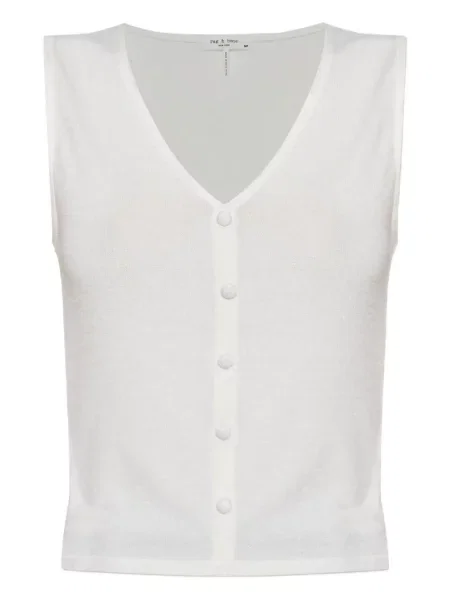 Vestă Rag & Bone alb
