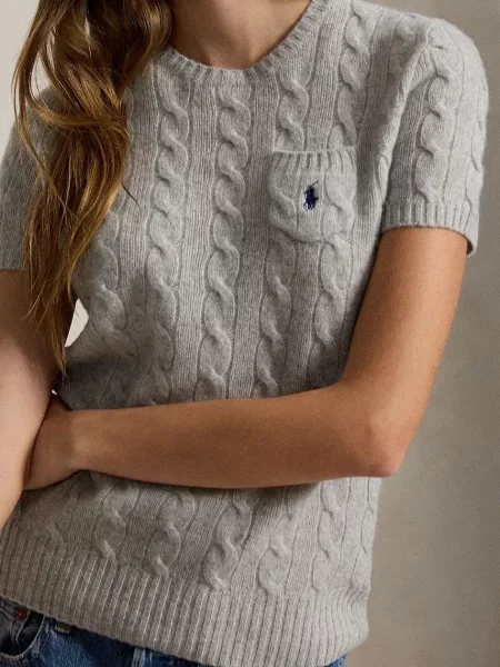 Шерстяной свитер Polo Ralph Lauren с коротким рукавом