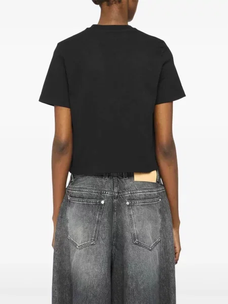 Siuvinėtas marškinėliai Jw Anderson juoda
