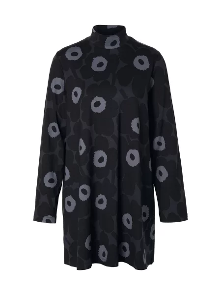 Marimekko Rochie TUSKIN UNIKKO gri deschis / gri închis negru