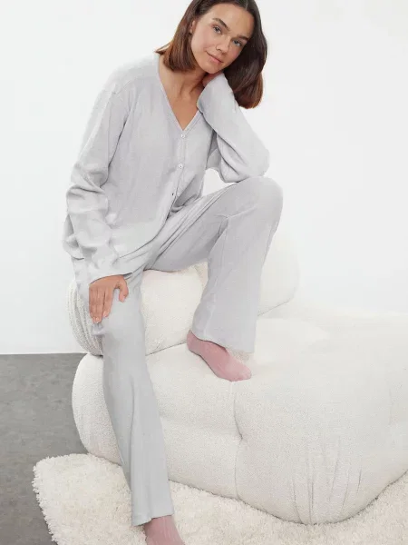 Trendyol Pijama amestecat gri