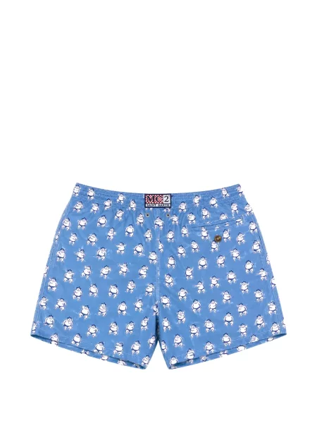 Slip de baie Mc2 Saint Barth cu imagine cu cordon albastru