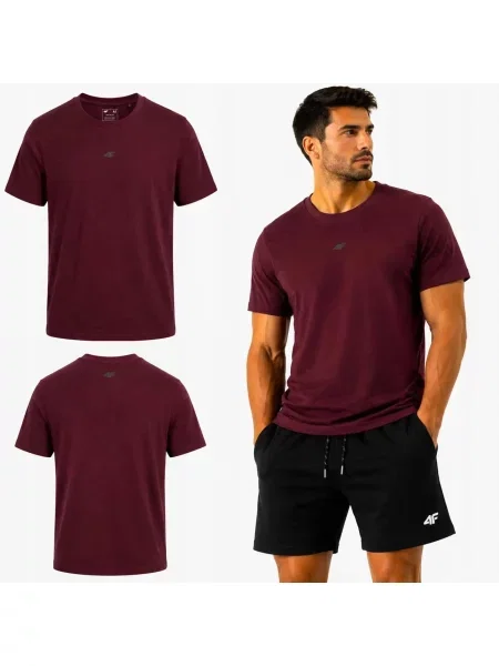 KOSZULKA 4F T-SHIRT SPORTOWY LIMITOWANY czerwona