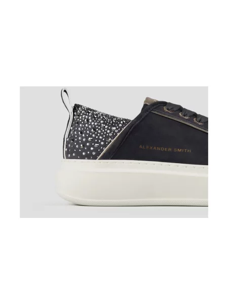 Sneakersy Alexander Smith zamszowe szare