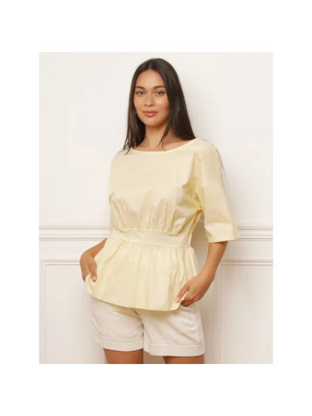 Top La Modeuse žuta