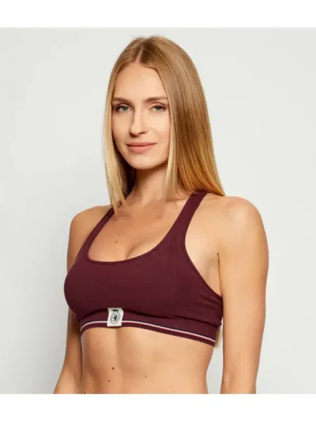 Tommy Hilfiger Sutien top Vișiniu bordo