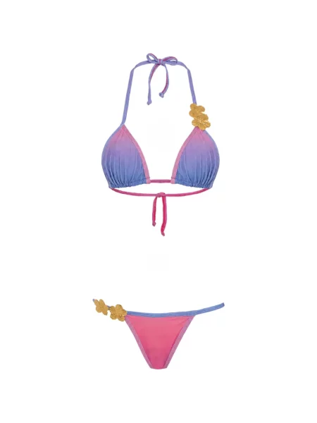 Bikini Amir Slama cu model floral roz
