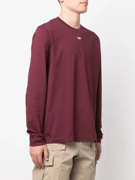 Lung tricou Diesel roșu