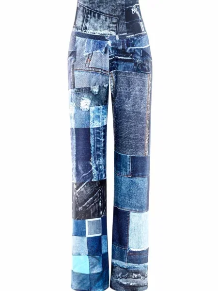 Winshape Pantaloni sport noapte / denim / deschis albastru