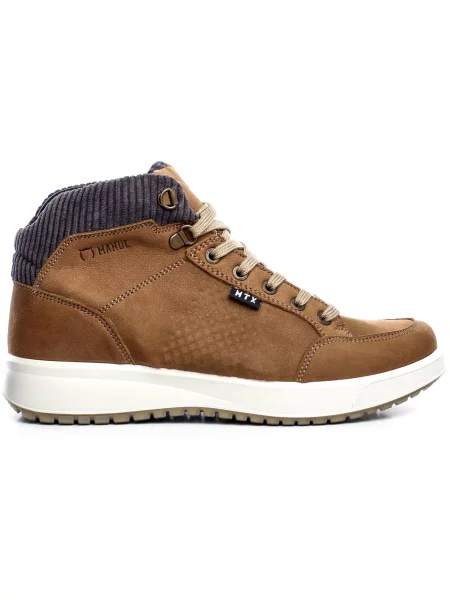 Кожаные ботинки Manul коричневые