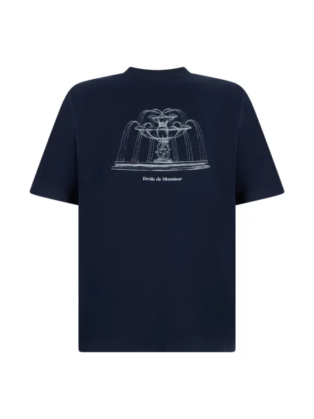 Drôle de Monsieur T-shirt Fountain niebieska