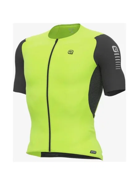 Koszulka z krótkim rękawem Alé Race Special fluo żółta M czarna