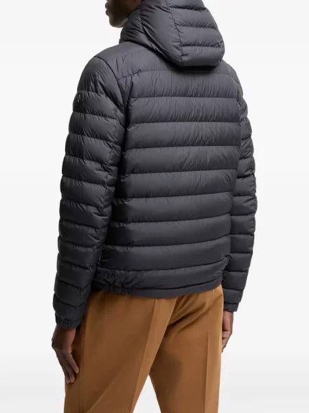 Geacă Moncler cu glugă gri