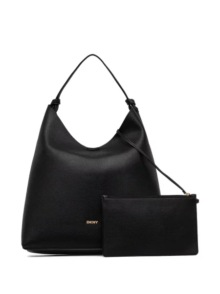 Geantă Dkny cu autograf negru