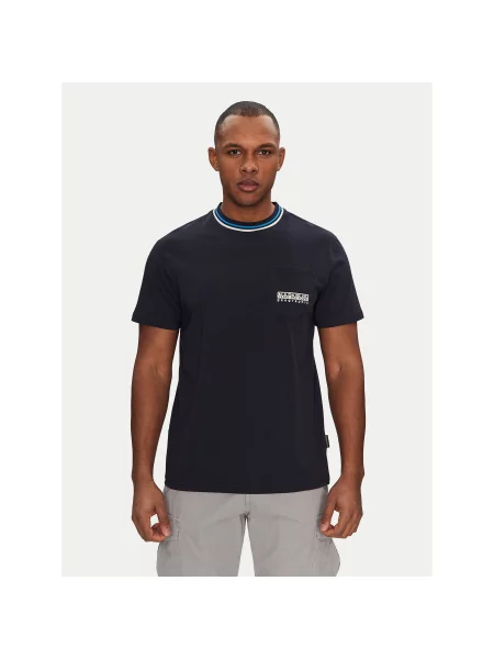 Napapijri T-Shirt S-Murlo Σκούρο Regular Fit μπλε