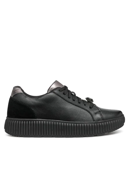 Sneakerși Geox negru