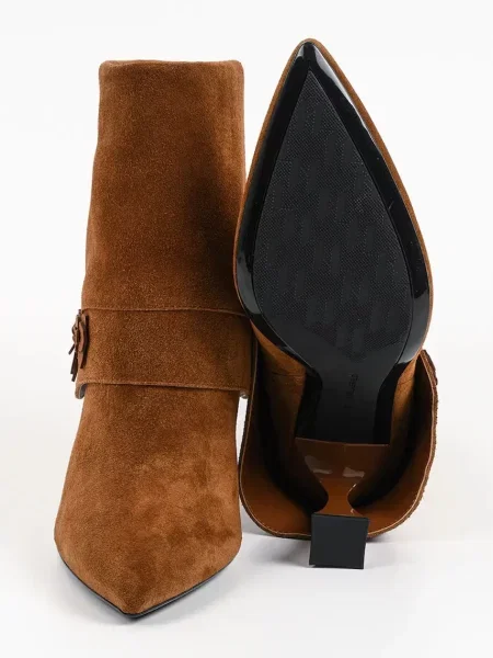 Замшевые ботильоны Karl Lagerfeld