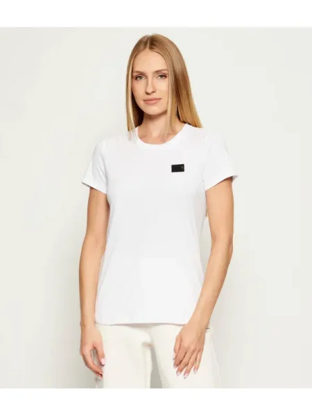 Armani Exchange tricou din alb
