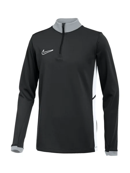 NIKE Hanorac sport Academy gri / negru alb
