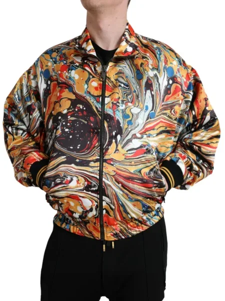 Ușor geacă Dolce & Gabbana cu imagine galben