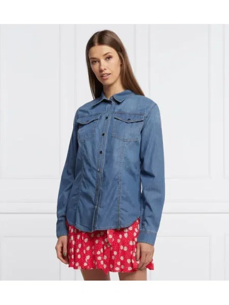 Armani Exchange Cămașă albastru