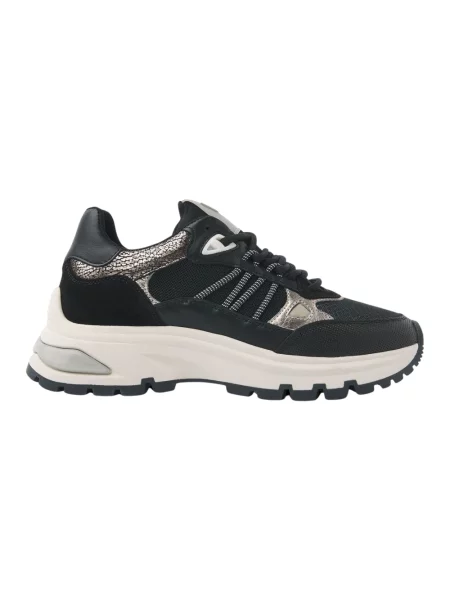 Sneakersy Via Vai skórzane czarne