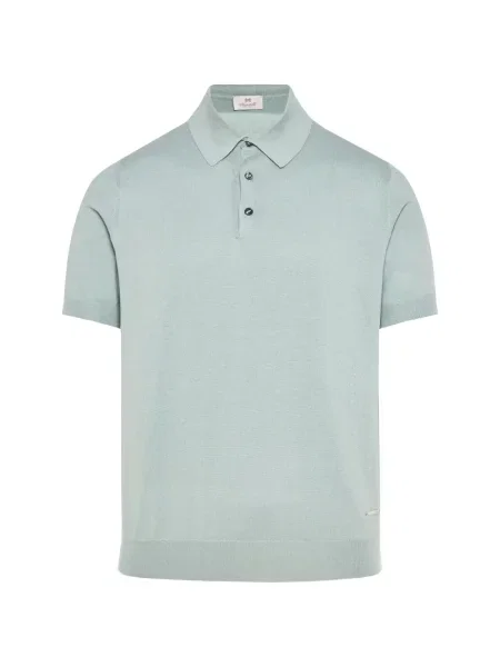 Scurt tricou polo Enrico Mandelli albastru