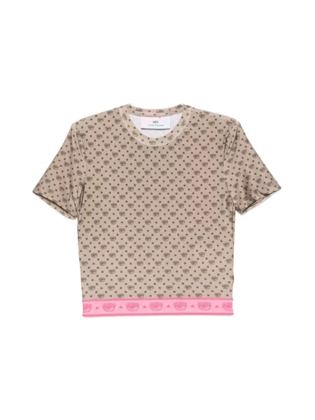 Koszulka Chiara Ferragni Collection beżowa
