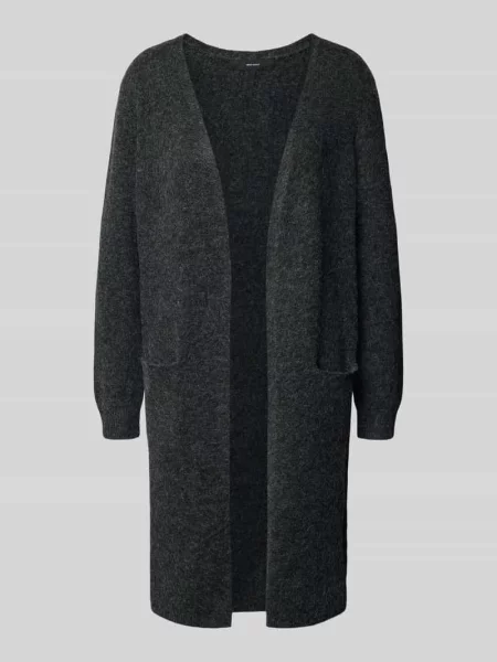 Kardigan o kroju relaxed fit z wpuszczanymi model ‘DOFFY’ Vero Moda czarny