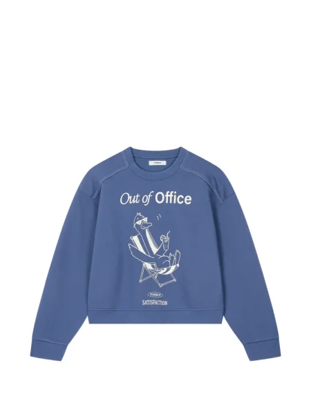 Суитчър Tomboy с принт синьо