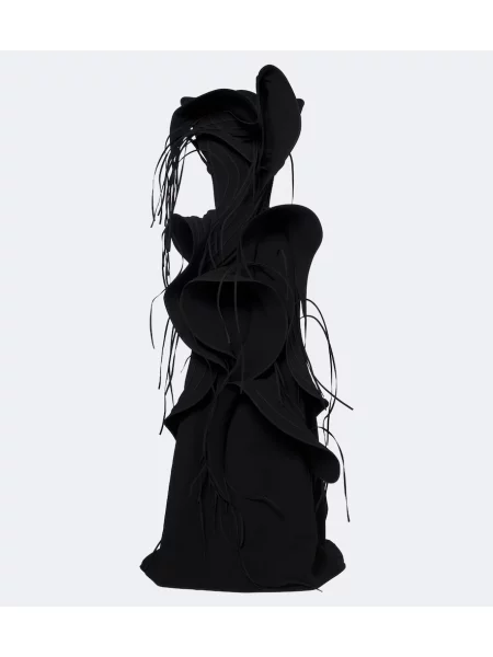 Rochie Maticevski cu franjuri negru