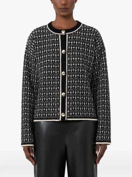 Cardigan 's Max Mara tricotate negru