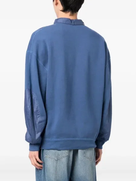 Половин цип суитчър Marant синьо