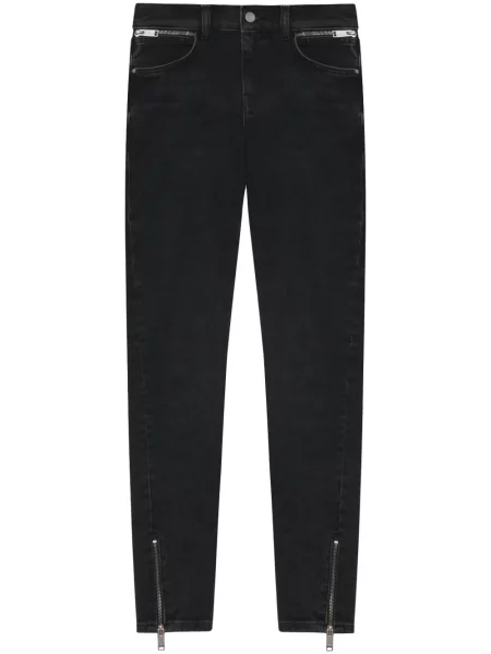 Skinny jeansy skinny Anine Bing czarne