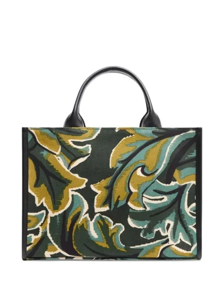 Geantă Inoui Editions cu model floral verde