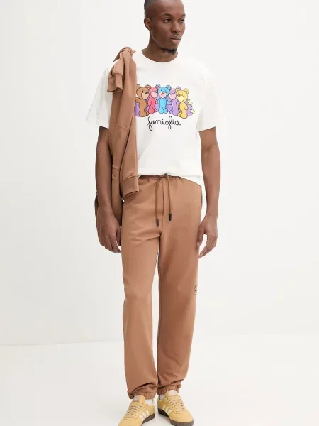 Футболка Inbetweeners з принтом бежевий