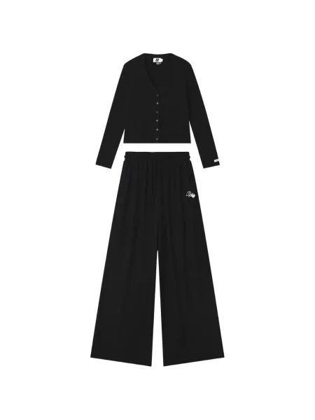 Pantaloni Izzue cu autograf negru