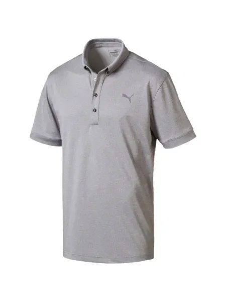 Tricou polo Puma din țesătură twill gri
