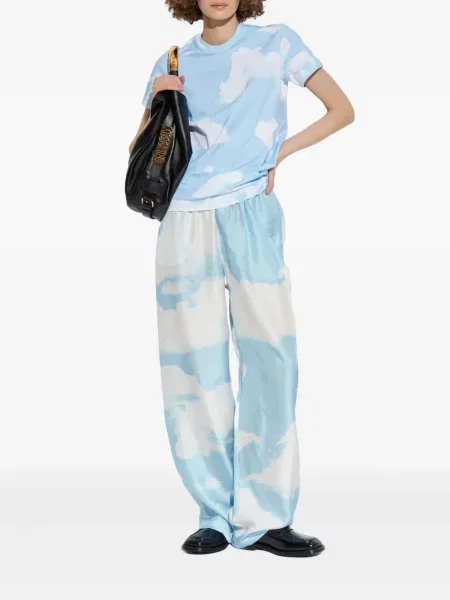 Tricou Moschino cu imagine albastru