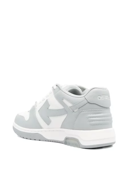 Sneakers Off-white με κορδόνια με δαντέλα λευκό