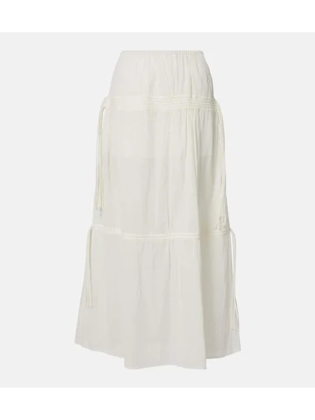 Maksi spódnica maxi Toteme biała